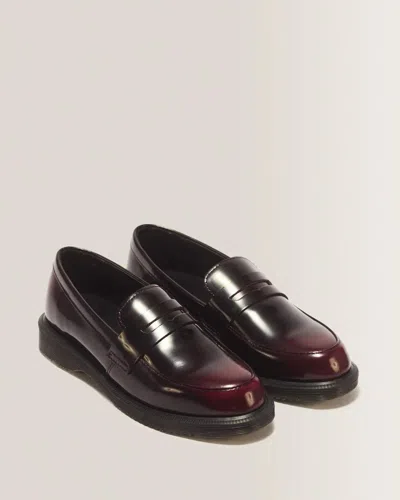 Dr. Martens Temara 41360600 Loafers Women's Cherry Red Leathe Shoes Zogg3693
