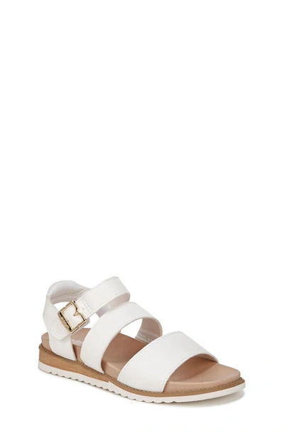 Dr. Scholl's Kids' Island Glow Sandal In Bright White