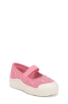 Dr. Scholl's Kids' Time Off Mary Jane Sneaker In Hot Pink
