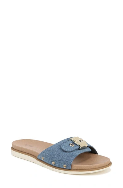 Dr. Scholl's Nice Iconic Slide Sandal In Denimblue