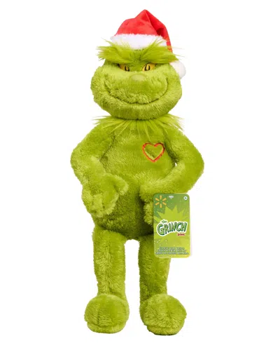 Dr. Seuss Grinch Glowing Heart Large Light-up Plush In Multi