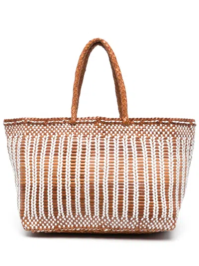 Dragon Diffusion Bali Big Tote Bag In Brown