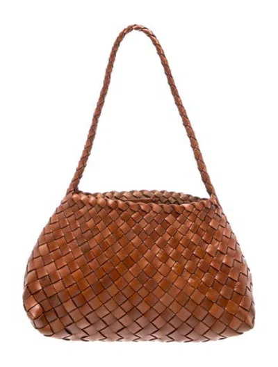 Pre-owned Dragon Diffusion Leather Shoulder Bag In Brown