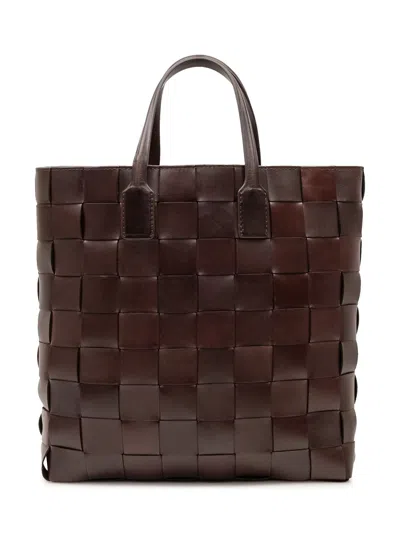 Dragon Diffusion Pino Mini Shoulder Bag In Dk Brown