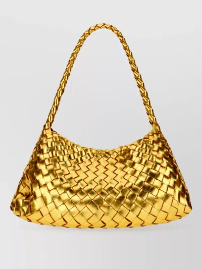 Dragon Diffusion Rosanna Leather Clutch Bag In Gold