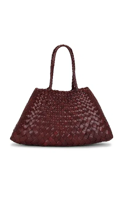 Dragon Diffusion Santa Croce Big Shoulder Bag In Bruciato