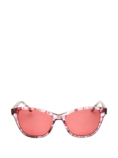 Draper James Floral-pattern Cat-eye Sunglasses In Pink