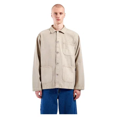 Dr.denim Jacket Dr Denim Devon Worker Jacket - Greige In Brown