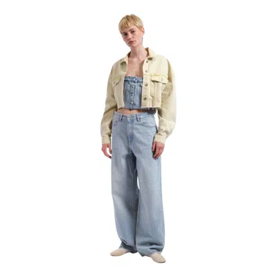 Dr.denim Jeans Woman Dr Denim Woman - Canyon Light Vintage In Blue