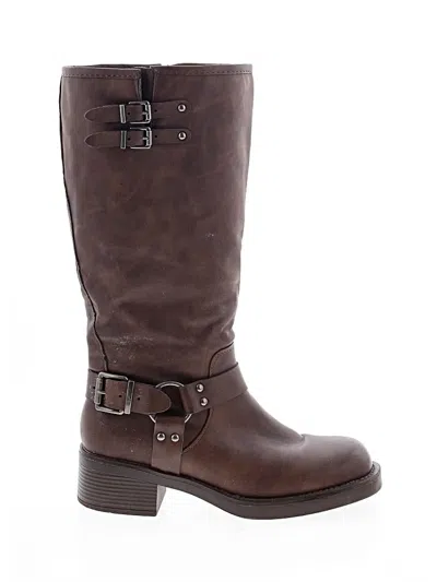 Pre-owned Dream Pairs Boots In Brown