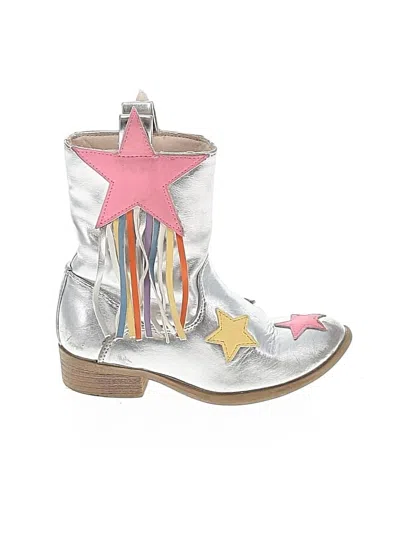 Pre-owned Dream Pairs Boots In Silver