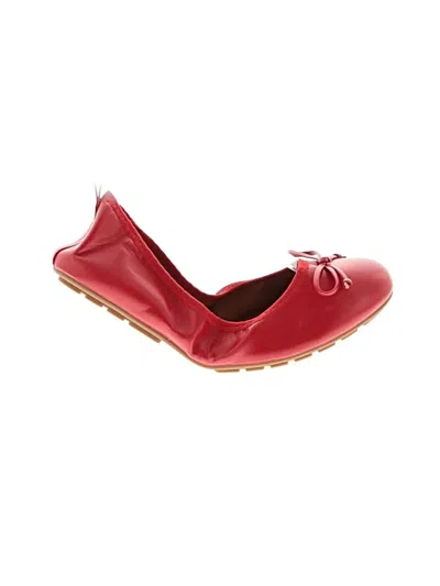 Pre-owned Dream Pairs Flats In Red