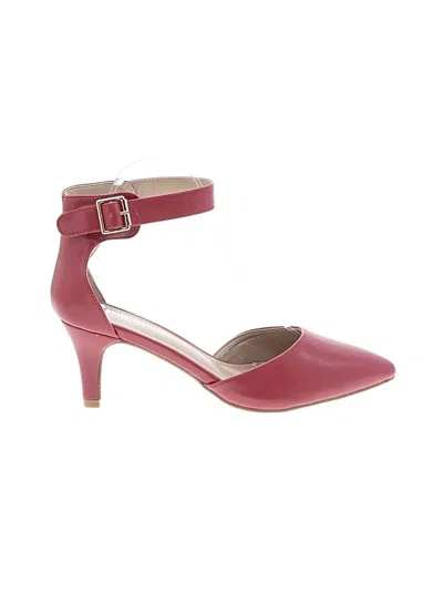 Pre-owned Dream Pairs Heels In Red