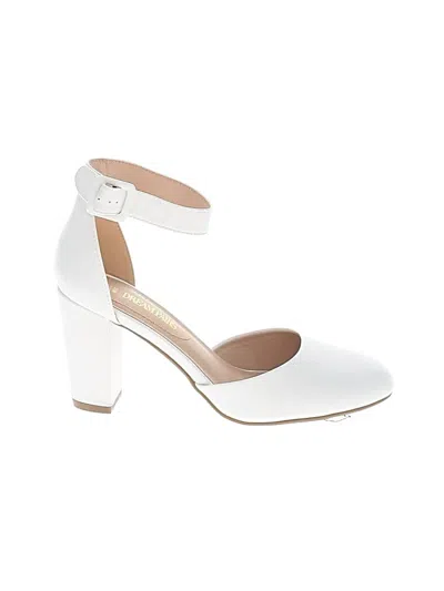 Pre-owned Dream Pairs Heels In White