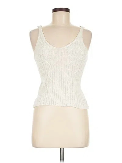 Pre-owned Dreamers By Debut Sweater Vest In Ivory