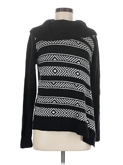 Pre-owned Dressbarn Pullover Sweater In Black