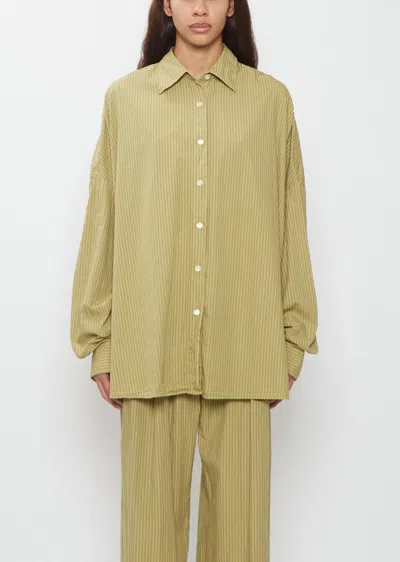 Dries Van Noten Casia Dg Shirt In Yellow