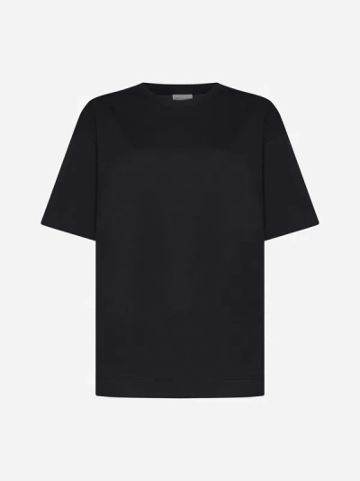 Dries Van Noten Heydu Cotton T-shirt In Black