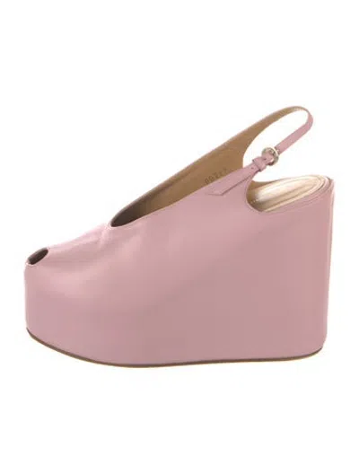 Pre-owned Dries Van Noten Leather Pumps In Pink