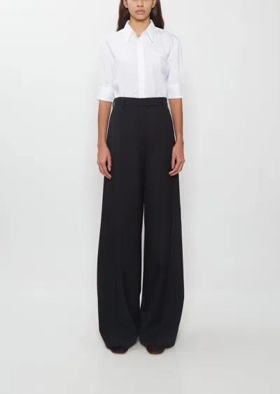 Dries Van Noten Penn Wool Serge Pants In Black