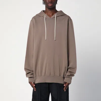 Drkshdw Oversized Powder-coloured Cotton Sweatshirt In Beige
