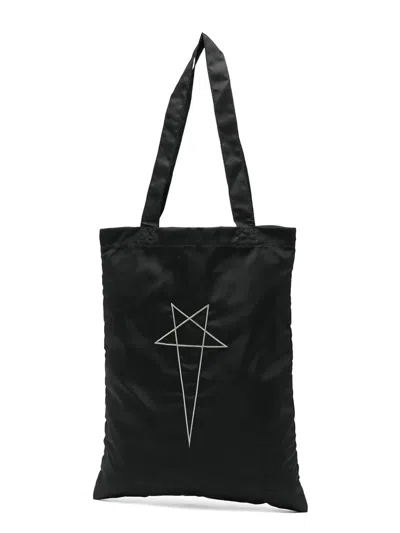 Drkshdw Shopper Logo Tote Bag In Black