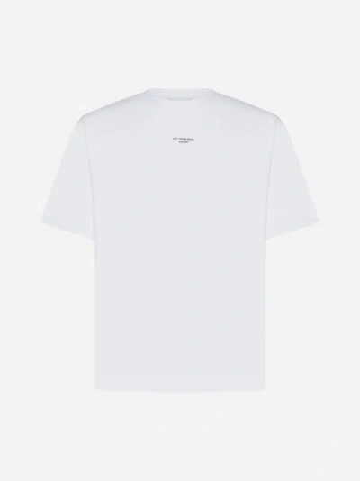 Drôle De Monsieur Classique Nfpm Cotton T-shirt In White
