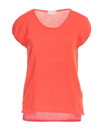 Drumohr Woman Sweater Orange Size L Cotton