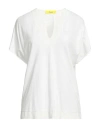 Drumohr Woman T-shirt Ivory Size Xs Cotton In White