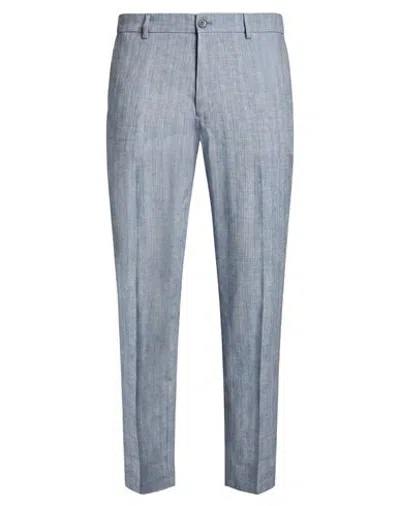 Drykorn Drynamic Man Pants Light Blue Size 38 Linen, Wool, Polyester, Viscose, Elastane