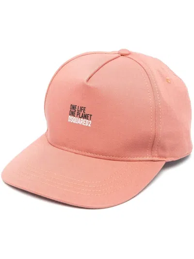Dsquared2 Adjustable Cap In Pink