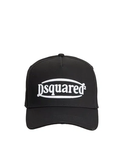 Dsquared2 Baseball Logo Cap In Black