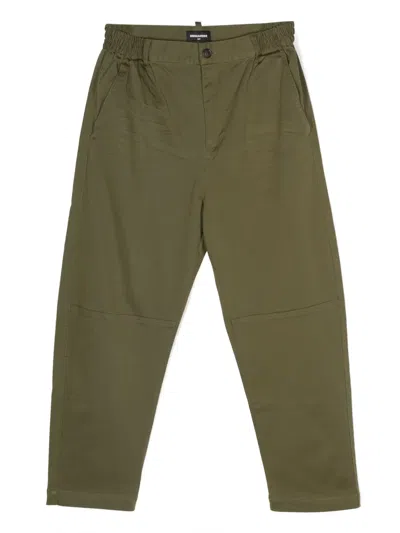 Dsquared2 Kids' Beige Trousers For Boy With Logo