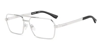 Dsquared2 D2 0217 010 Men's Glasses Silver Size 59 - Free Lenses - Blue Light Block Available