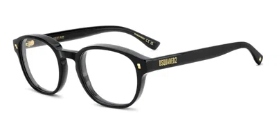 Dsquared2 D2 0223 807 Men's Glasses Black Size 51 - Free Lenses - Blue Light Block Available In Brown