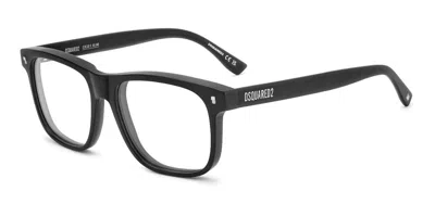 Dsquared2 D2 0224 003 Men's Glasses Black Size 55 - Free Lenses - Blue Light Block Available