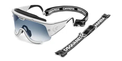 Dsquared2 D2speed 6ht/08 Men's Sunglasses White Size 99