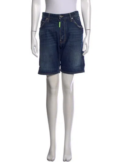 Pre-owned Dsquared2 Knee-length Shorts In Blue