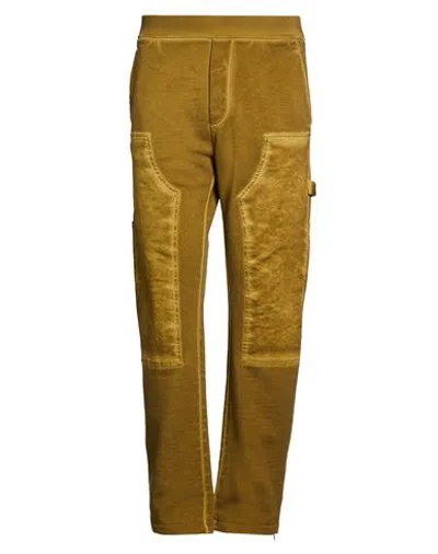 Dsquared2 Man Pants Military Green Size L Cotton In Brown