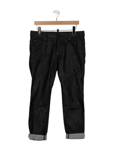 Pre-owned Dsquared2 Mid-rise Straight Leg Jeans In Blue