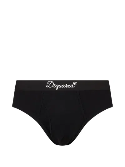 Dsquared2 Signature Briefs In Black