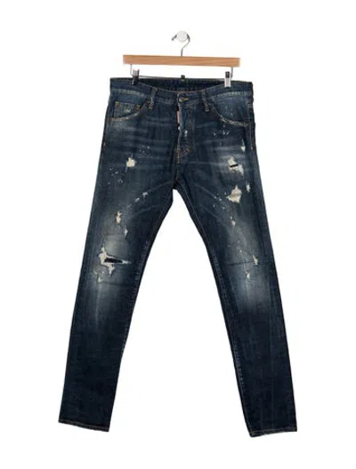Pre-owned Dsquared2 Slim Fit Jeans In Blue