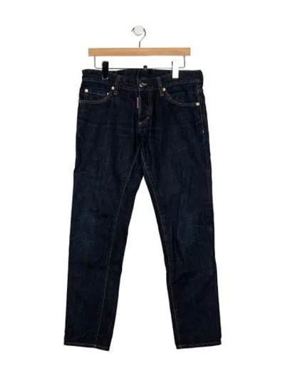 Pre-owned Dsquared2 Straight-leg Jeans In Blue