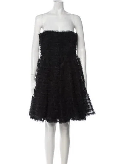 Pre-owned Dsquared2 Strapless Mini Dress W/ Tags In Blue