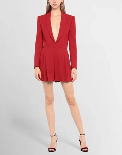 Dsquared2 Woman Jumpsuit Red Size 4 Viscose, Elastane