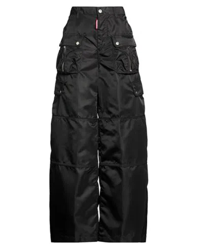 Dsquared2 Woman Pants Black Size 6 Polyamide