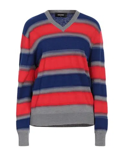 Dsquared2 Woman Sweater Red Size Xs Wool, Polyamide