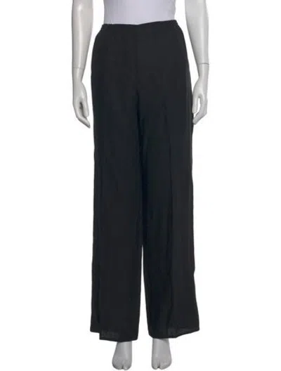 Pre-owned Dušan Linen Wide Leg Pants In Neutrals