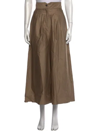 Pre-owned Dušan Wide Leg Pants In Neutrals