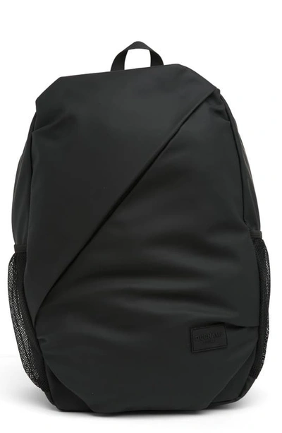 Duchamp Diagonal Zip Backpack In Black